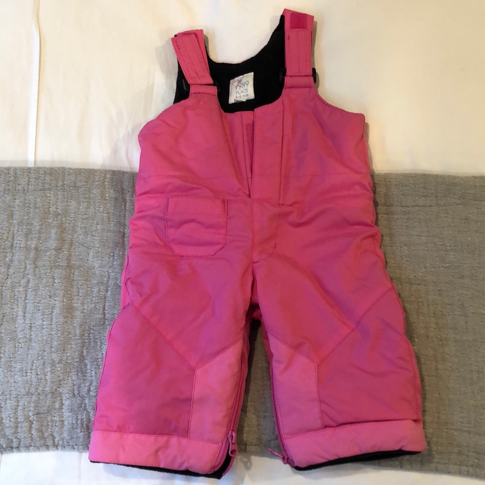 6-9m infant snow bib winter